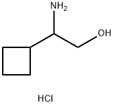 (2RS)-2-amino-2-cyclobutylethanol hydrochloride Struktur