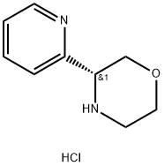 (R)-3-(Pyridin-2-yl)morpholine dihydrochloride Struktur