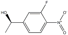 (R)-1-(3-fluoro-4-nitrophenyl)ethanol Struktur