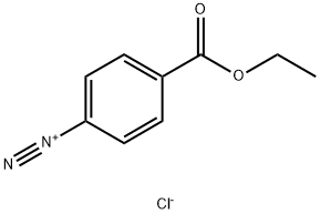 Benzenediazonium, 4-(ethoxycarbonyl)-, chloride Struktur