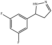 5-(3,5-Difluorophenyl)-4,5-dihydro-1H-pyrazole Struktur