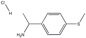 1-[4-(methylthio)phenyl]ethanamine hydrochloride Struktur