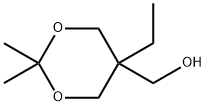 (5-ethyl-2,2-dimethyl-1,3-dioxan-5-yl)methanol Struktur