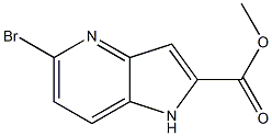 methyl 5-bromo-1H-pyrrolo[3,2-b]pyridine-2-carboxylate Struktur