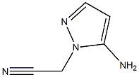 2-(5-amino-1H-pyrazol-1-yl)acetonitrile Struktur