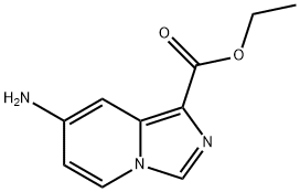 ethyl 7-aminoimidazo[1,5-a]pyridine-1-carboxylate Struktur