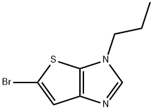 5-bromo-3-propyl-3H-thieno[2,3-d]imidazole Struktur