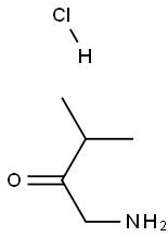 1-amino-3-methylbutan-2-one hydrochloride Struktur