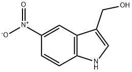 1H-Indole-3-methanol, 5-nitro- Struktur