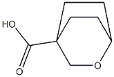 2-oxabicyclo[2.2.2]octane-4-carboxylic acid Struktur