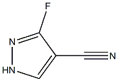 3-fluoro-1H-pyrazole-4-carbonitrile Struktur