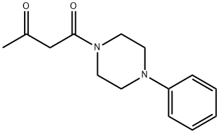 1-(4-phenylpiperazin-1-yl)butane-1,3-dione Struktur