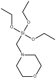 4-[(triethoxysilyl)methyl]morpholine Struktur