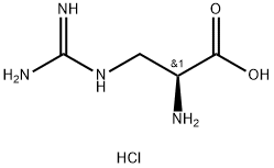 (S)-2-Amino-3-guanidinopropanoic acid dihydrochloride Struktur