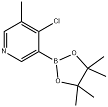 4-CHLORO-5-METHYLPYRIDINE-3-BORONIC ACID PINACOL ESTER Struktur