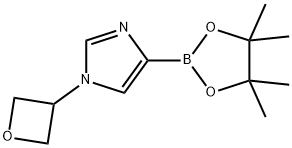 1-(oxetan-3-yl)-4-(4,4,5,5-tetramethyl-1,3,2-dioxaborolan-2-yl)-1H-imidazole Struktur