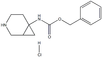 benzyl N-{3-azabicyclo[4.1.0]heptan-6-yl}carbamate hydrochloride Struktur