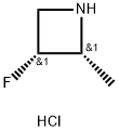 (2R,3R)-3-fluoro-2-methylazetidine hydrochloride Struktur