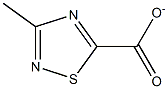 3-methyl-1,2,4-thiadiazole-5-carboxylate Struktur