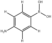 4-AMINO(PHENYL-2,3,5,6-D4)-BORONIC ACID Struktur