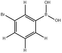 (3-bromophenyl-2,4,5,6-d4)boronic acid Struktur