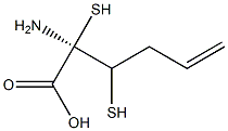 (2R)-2-amino-3-(prop-2-en-1-yldisulfanyl)propanoic acid Struktur