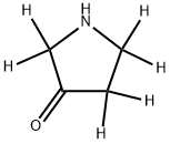 pyrrolidin-3-one-2,2,4,4,5,5-d6 Struktur