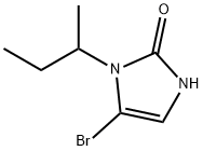 5-bromo-1-(sec-butyl)-1,3-dihydro-2H-imidazol-2-one Struktur