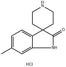 6-Methylspiro[indoline-3,4'-piperidin]-2-one hydrochloride Struktur