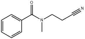 N-(2-cyanoethyl)-N-methylbenzamide Struktur