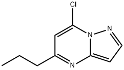 Pyrazolo[1,5-a]pyrimidine, 7-chloro-5-propyl- Struktur