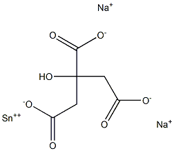 Disodium stannous citrate Structure