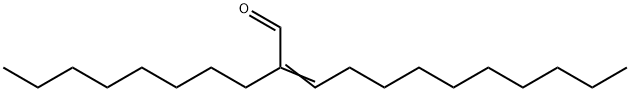 2-Octyl-2-dodecenal Struktur