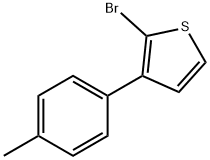 2-Bromo-3-(4-tolyl)thiophene Struktur