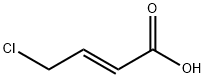 trans-4-chlorocrotonic acid Struktur