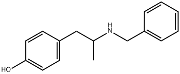 4-[2-[(phenylmethyl)amino]propyl]- Phenol Struktur