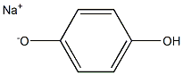 Sodium 4-hydroxyphenolate Struktur