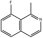 Isoquinoline, 8-fluoro-1-methyl- Struktur