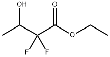 Ethyl 2,2-difluoro-3-hydroxybutanoate Struktur