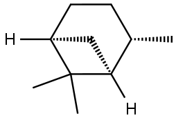 (1S,2R,5S)-2,6,6-trimethylbicyclo[3.1.1]heptane Struktur