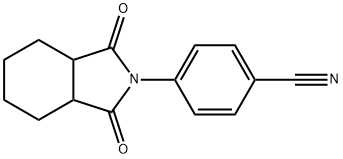 4-(1,3-dioxooctahydro-2H-isoindol-2-yl)benzonitrile Struktur