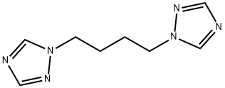 1H-1,2,4-Triazole, 1,1'-(1,4-butanediyl)bis- Struktur