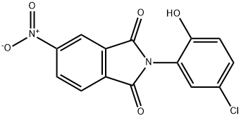 2-(5-chloro-2-hydroxyphenyl)-5-nitro-1H-isoindole-1,3(2H)-dione Struktur