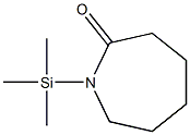 2H-Azepin-2-one, hexahydro-1-(trimethylsilyl)- Struktur