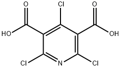 2,4,6-trichloropyridine-3,5-dicarboxylic acid Struktur