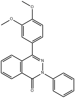 4-(3,4-Dimethoxyphenyl)-2-phenyl-1(2H)-phthalazinone Struktur