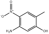 5-Amino-2-methyl-4-nitrophenol Struktur