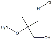 2-(aminooxy)-2-methylpropan-1-ol hydrochloride Struktur