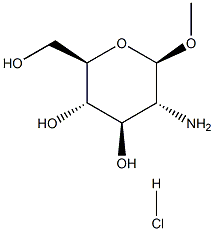 Methyl 2-amino-2-deoxy-b-D-glucopyranoside HCl Struktur