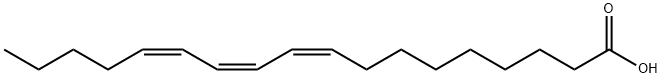 cis,cis,cis-9,11,13-octadecanetrienoic acid Struktur